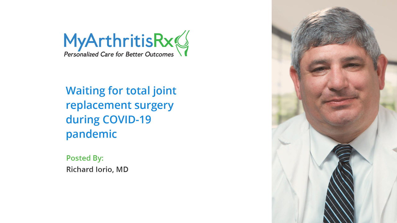 Waiting for total joint replacement surgery during COVID-19